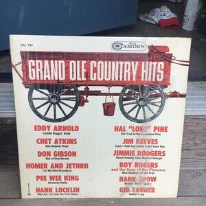 Grand Ole Country Hits vinyl record